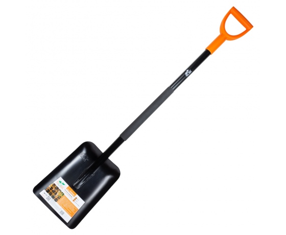 Фото 2 - Лопата совковая с металлической ручкой 290×235×1170мм 2.25кг FLORA (5045544)