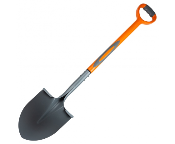 Фото 3 - Лопата штыковая с пластиковой ручкой 295×220×1050мм 1.9кг (американка) FLORA (5045754)