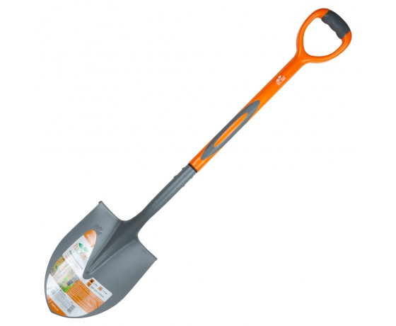 Фото 2 - Лопата штыковая с пластиковой ручкой 295×220×1050мм 1.9кг (американка) FLORA (5045754)