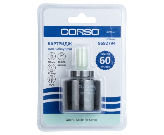 Фото 5 - Картридж Ø40мм керамический standard CORSO (9692794)