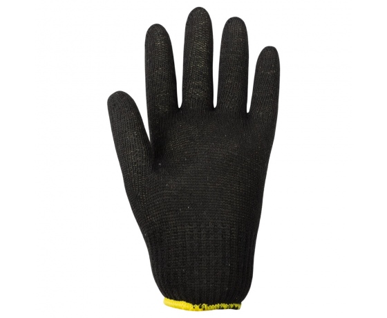 Фото 4 - Перчатки трикотажные без точечного ПВХ покрытия р10 Лайт (черные) GRAD (9441785)