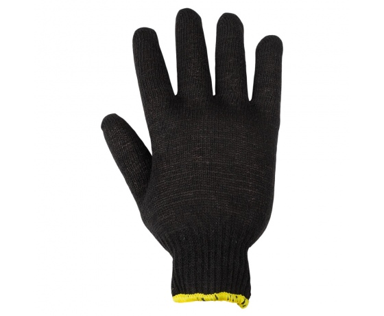 Фото 5 - Перчатки трикотажные без точечного ПВХ покрытия р10 Лайт (черные) GRAD (9441785)