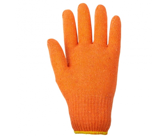 Фото 4 - Перчатки трикотажные без точечного ПВХ покрытия р10 Лайт (оранжевые) GRAD (9441845)