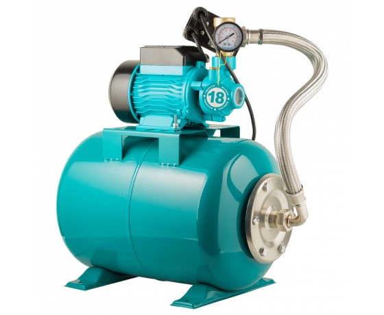 Фото 5 - Станция 0.37кВт Hmax 40м Qmax 40л/мин (вихревой насос) 24л Украина AQUATICA (775061/24)