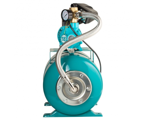 Фото 9 - Станция 0.37кВт Hmax 40м Qmax 40л/мин (вихревой насос) 24л Украина AQUATICA (775061/24)