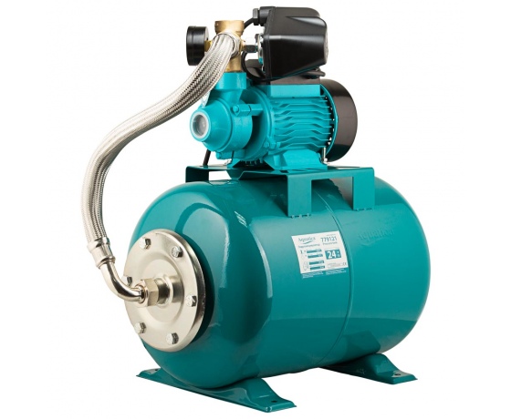 Фото 2 - Станция 0.37кВт Hmax 40м Qmax 40л/мин (вихревой насос) 24л Украина AQUATICA (775061/24)