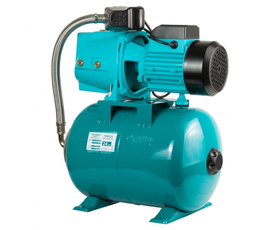 Фото 4 - Станция 0.75кВт Hmax 42м Qmax 80л/мин (самовсасывающий насос) 24л Украина AQUATICA (775083/24)