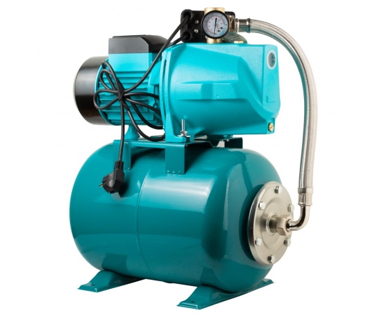 Фото 5 - Станция 0.75кВт Hmax 42м Qmax 80л/мин (самовсасывающий насос) 24л Украина AQUATICA (775083/24)