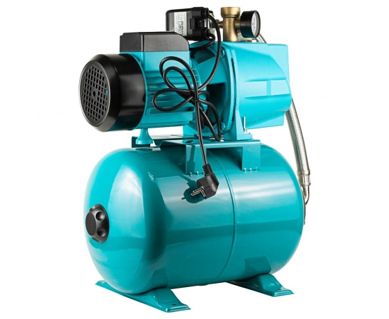 Фото 6 - Станция 0.75кВт Hmax 42м Qmax 80л/мин (самовсасывающий насос) 24л Украина AQUATICA (775083/24)