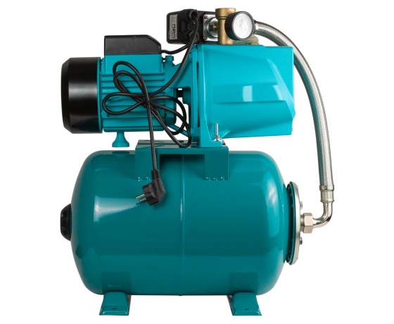 Фото 7 - Станция 0.75кВт Hmax 42м Qmax 80л/мин (самовсасывающий насос) 24л Украина AQUATICA (775083/24)