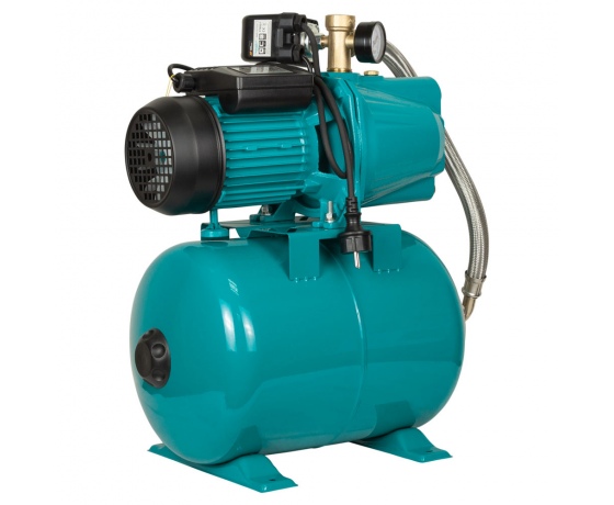 Фото 6 - Станция 1.1кВт Hmax 55м Qmax 70л/мин (самовсасывающий насос) 24л Украина AQUATICA (775088/24)