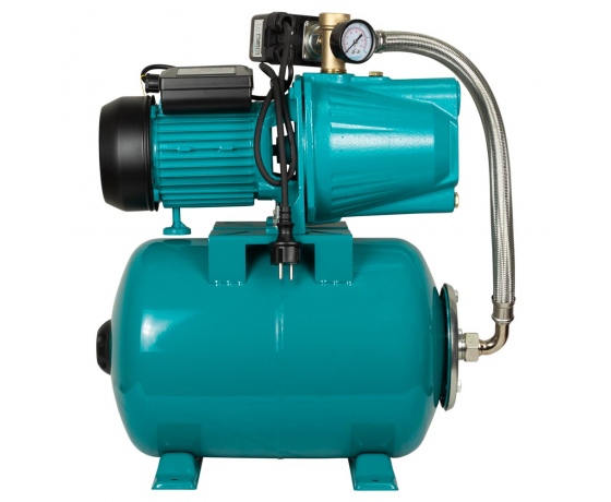 Фото 7 - Станция 1.1кВт Hmax 55м Qmax 70л/мин (самовсасывающий насос) 24л Украина AQUATICA (775088/24)