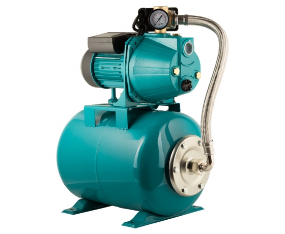 Фото 5 - Станция 0.75кВт Hmax 48м Qmax 55л/мин (самовсасывающий насос) 24л Украина AQUATICA (775092/24)