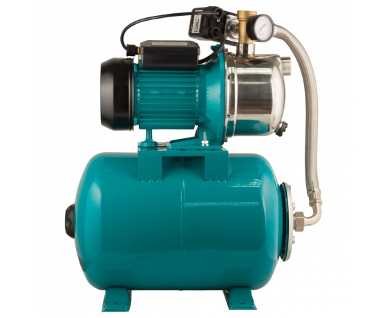 Фото 7 - Станция 0.75кВт Hmax 46м Qmax 50л/мин (самовсасывающий насос нерж) 24л Украина AQUATICA (775097/24)