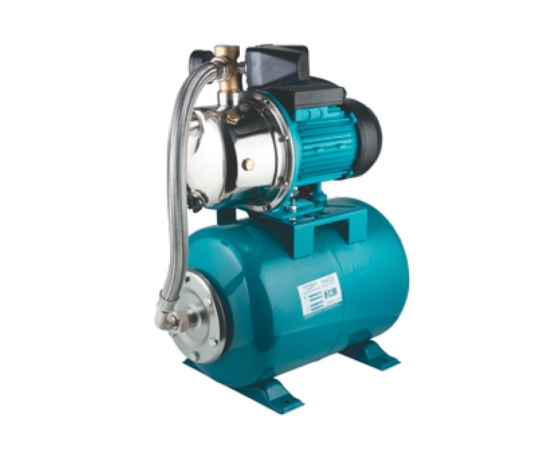 Фото 2 - Станция 1.1кВт Hmax 50м Qmax 60л/мин (самовсасывающий насос нерж) 24л Украина AQUATICA (775098/24)