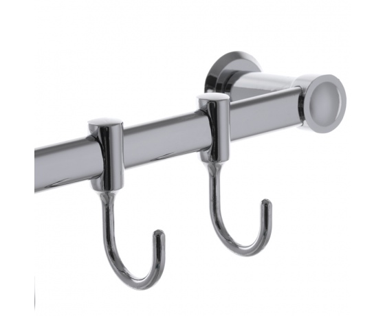 Фото 3 - Планка с 6-ю крючками (410 мм) HAIBA HB205-6 (HB0492)