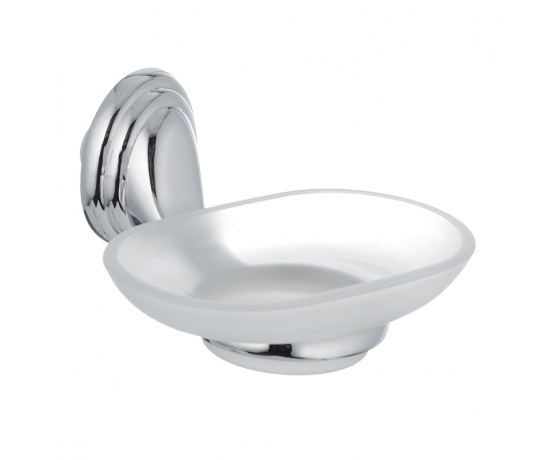 Фото 2 - Мыльница настенная стеклянная ZERIX LR1502 (LL1491)