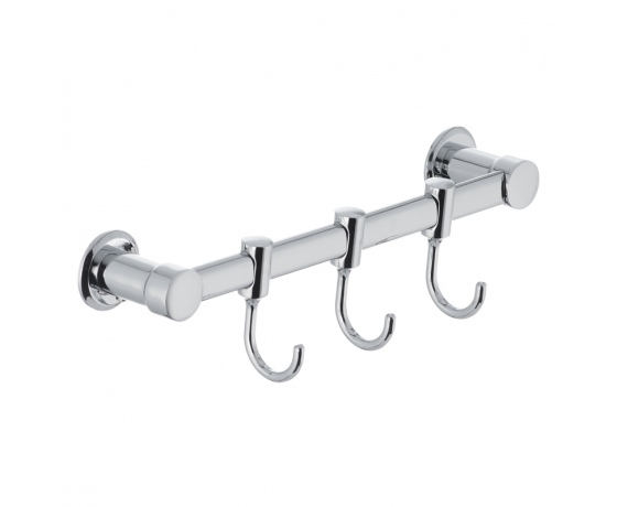 Фото 2 - Планка с 3-мя подвижными крючками ZERIX LR205-3 (LL1417)