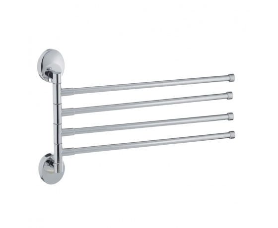 Фото 2 - Полотенцедержатель с 4 поворотными планками ZERIX LR3314 (LL1444)