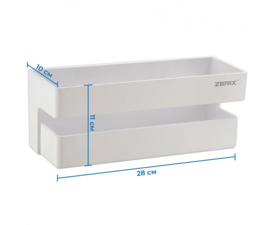 Фото 3 - Полка пластиковая ZERIX A8042 (ZX2814)