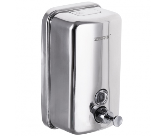 Фото 5 - Дозатор для жидкого мыла ZERIX D-800-SUS настенный (ZX3246)