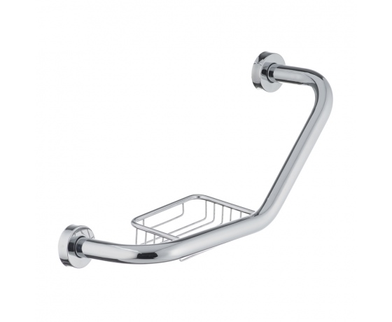 Фото 2 - Поручень для ванны с мыльницей ZERIX LR1719 (ZX2633)