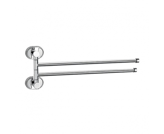 Фото 2 - Полотенцедержатель с 2 поворотными планками ZERIX Z1612 (ZX0521)