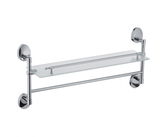 Фото 2 - Полка с полотенцедержателем ZERIX LR3307-4 (LL1438)