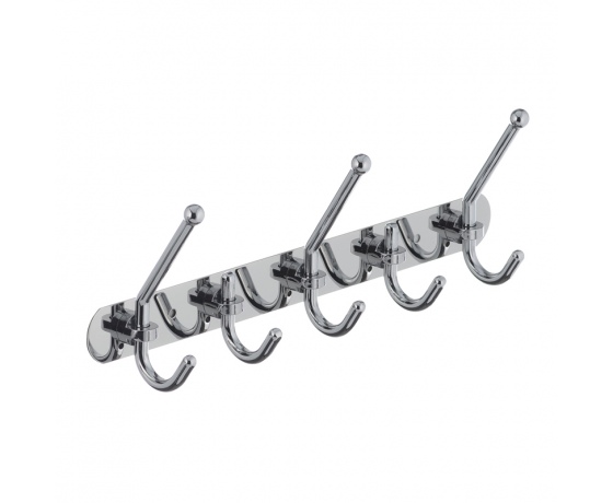 Фото 2 - Планка с 5-ю крючками ZERIX LR201-5 (LL1415)