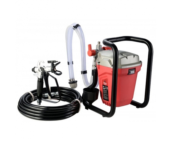 Фото 2 - Безвоздушный распылитель с покрасочным пистолетом (0.65кВт 1.1л/мин форсунка 517 макс.размер сопла 0.017'' шланг 7.6м) AEROPRO RP8626