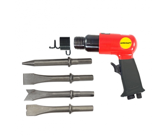 Фото 2 - Молоток пневматический с набором зубил 4 шт. в комплекте (4500уд/мин) (RP7621H) AIRKRAFT RP7621