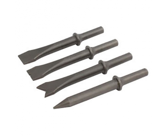 Фото 2 - Набор зубил к молотку пневматическому RP7621 4 шт (SDS,SDS,MAX,HEX) AEROPRO RP7002