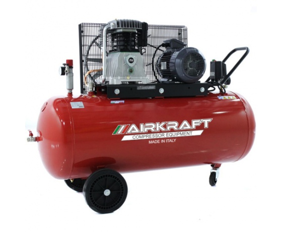 Фото 2 - Компрессор поршневой с ременным приводом Vрес=300л 800л/мин 380V 5,5кВт AIRKRAFT AK300-800-380