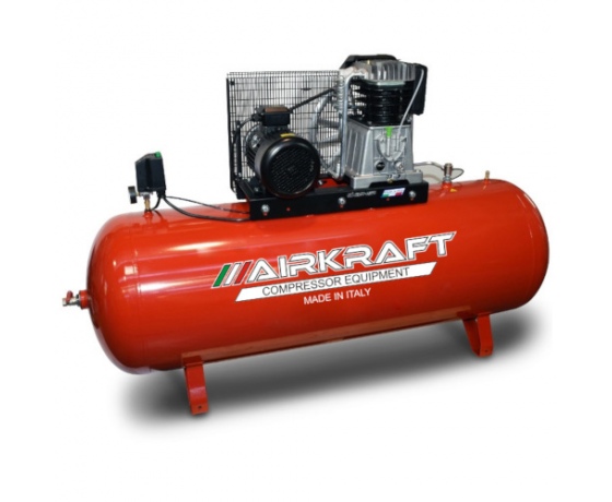 Фото 2 - Компрессор поршневой с ременным приводом Vрес=500л 1070л/мин 380V 7,5кВт AIRKRAFT AK500-988-380