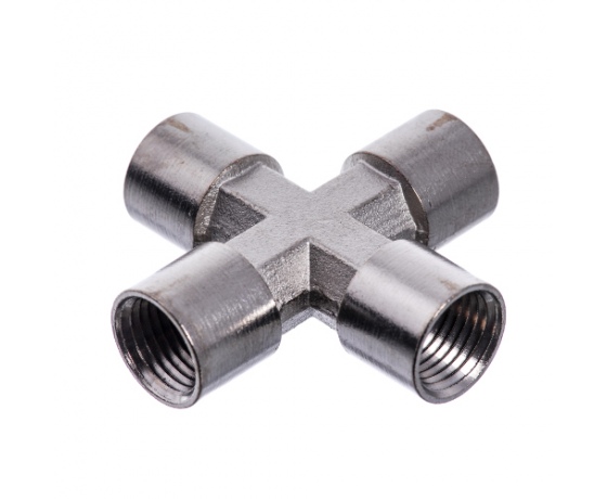 Фото 2 - Крестовое соединение с внутренней резьбой 1/4” AIRKRAFT  S1283-2