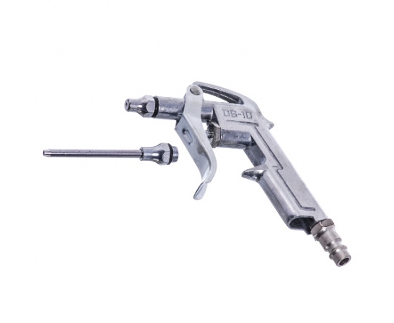 Фото 2 - Пистолет продувочный короткий с дополнительным наконечником 80мм AIRKRAFT DG-10-1-3