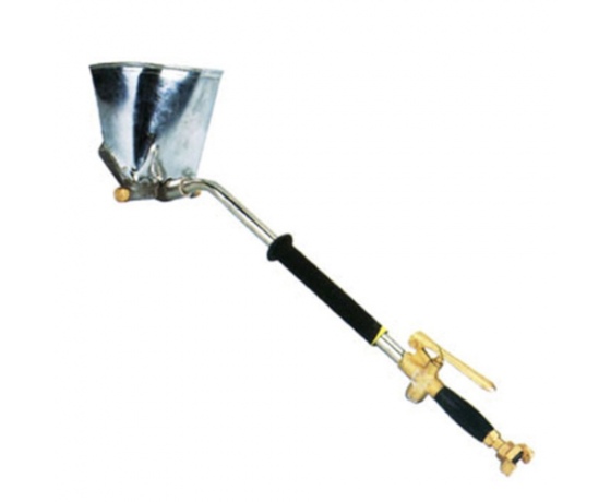 Фото 2 - Распылитель пневматический для нанесения штукатурки на стену и потолок металлический ковш AIRKRAFT SN-02