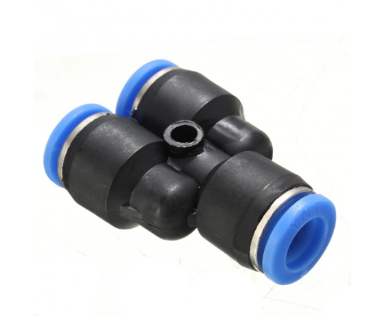 Фото 2 - Соединение цанговое для полиуретановых шлангов PU/PR (Y-обр. шланг)  12мм AIRKRAFT SPY12