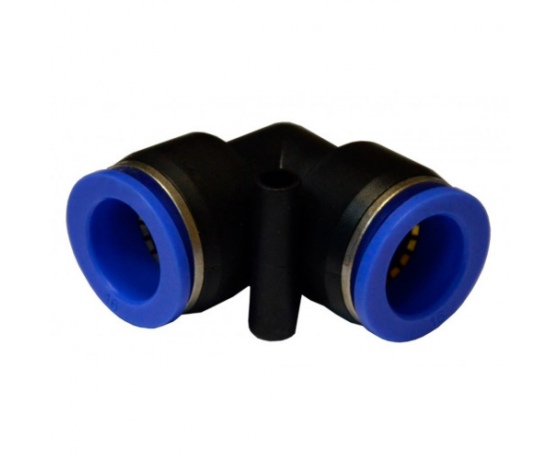 Фото 2 - Соединение цанговое для полиуретановых шлангов PU/PR (Г-обр. шланг)  8мм AIRKRAFT SPV08