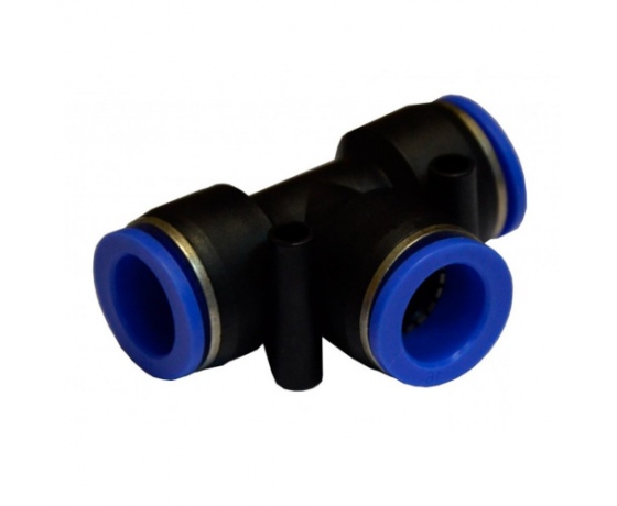 Фото 2 - Соединение цанговое для полиуретановых шлангов PU/PR (Т-обр. шланг)  12мм AIRKRAFT SPE12