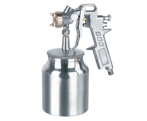 Фото 2 - Краскопульт пневматический  тип HP нижний металлический бачок диаметр форсунки-1,5мм  AUARITA   S-990S-1.5