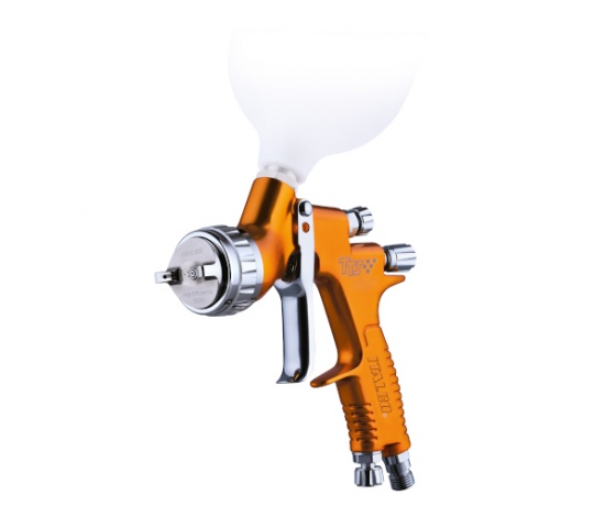 Фото 2 - Краскопульт пневматический HVLP верх.пласт.бачок 600мл форсунка-1,3мм  ITALCO TTS-HV30-1.3