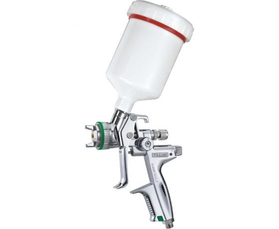 Фото 2 - Краскопульт пневматический HVLP верх.пласт.бачок 600мл форсунка-1,3мм (H-4000-1.3) ITALCO H-4004-1.3