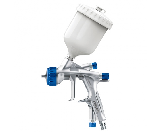 Фото 2 - Краскопульт пневматический LVMP верх.пласт.бачок 600мл форсунка-1,4мм  ITALCO Shine-1.4LM