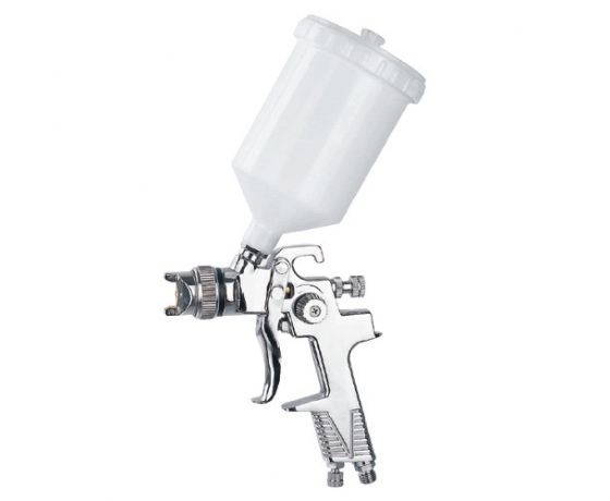 Фото 2 - Краскопульт пневматический тип HVLP верхний пластиковый бачок диаметр форсунки-1,4мм  AUARITA   H-970P-1.4