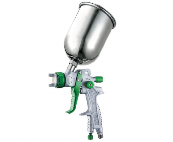 Фото 2 - Краскопульт пневматический тип LVLP верхний металлический  бачок диаметр форсунки-1,3мм  AUARITA   L-897-1.3M