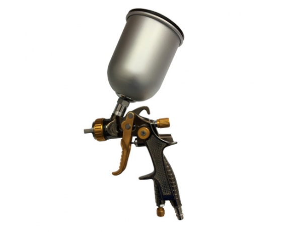 Фото 2 - Краскопульт пневматический тип LVLP верхний металлический  бачок диаметр форсунки-1,8мм  AUARITA   L-897-1.8M