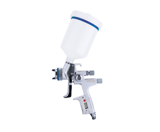 Фото 2 - Краскопульт пневматический цифровой LVMP верх.пласт.бачок 600мл форсунка-1,4мм  ITALCO H-5000-Digital-1.4LM
