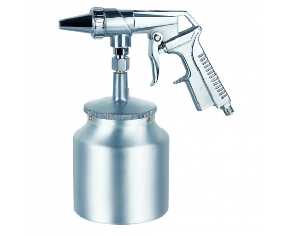Фото 2 - Пистолет пескоструйный пневматический  нижн.метал.бачок  AUARITA PS-4