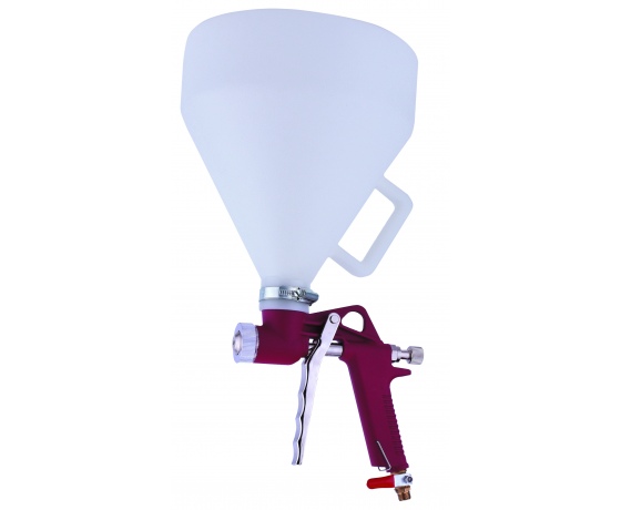 Фото 2 - Распылитель пневматический для нанесения штукатурки пластиковый бачок AUARITA   FR-301